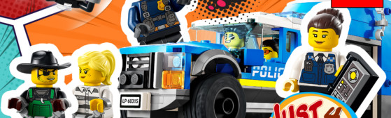 LEGO City Police Mobile Command Truck + Cinematic Chase