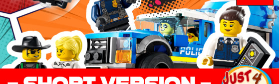 LEGO Police Truck Chase | Stop Motion Animation [Short Version]