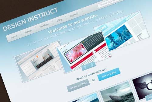 Create a Bright and Sleek Web Design in Photoshop