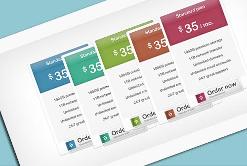 Pricing tables