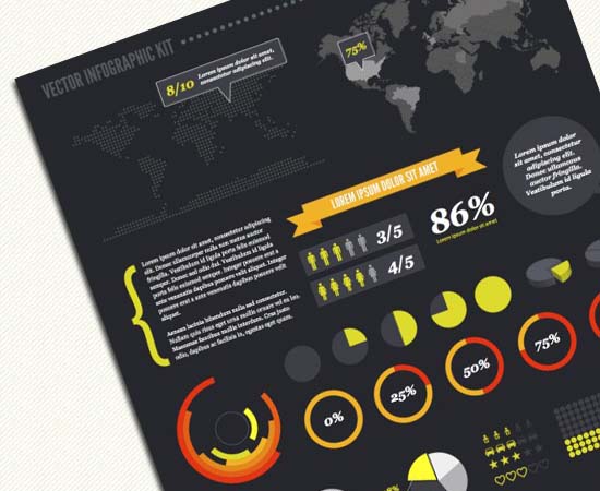 Free Vector Infographic Kit