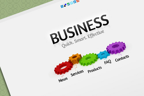 BusinessProject Html5 Theme - Free One Page HTML Template