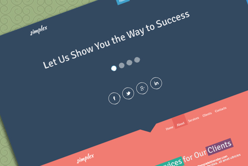 Simplex - Free One Page HTML Template