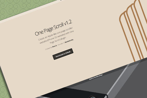 One Page Scroll v1.2 - Free One Page HTML Template