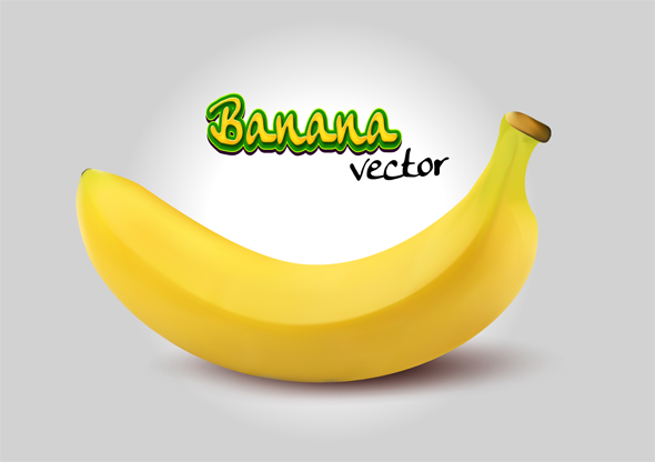 Free Realistic Banana Vector Illustration